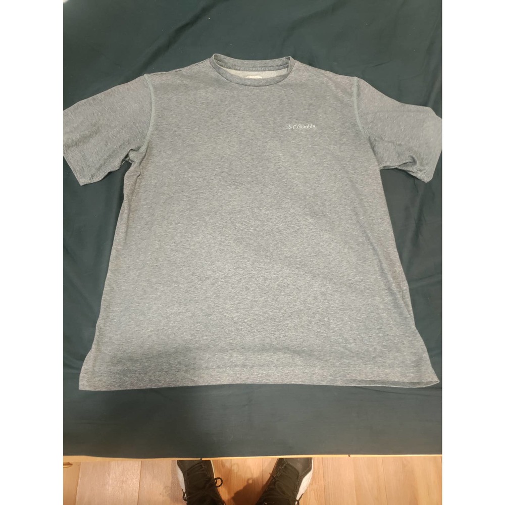 COLUMBIA X-LARGE GREY MENS T-SHIRT
